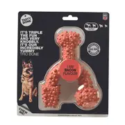 Tasty Bone Nylon Trio Bacon Chew Toy for Dogs (Large)
