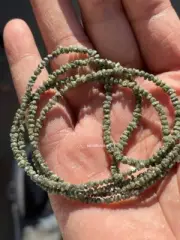 Natural Rough Diamond Beads Green Raw Uncut Loose Diamond Beads For Use Jewelry