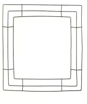 5/Square 14” wreath frame form Wall decoration door decoration Mesh Ribbon DIY
