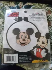 Disney Mickey Mouse Dimensions 'Learn a Craft' Cross Stitch Mini Kit ~ #72-75183