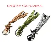 SPOT Ethical Skinneeez TUGS JUNGLE Squeaky 23” Dog Cat Toy Toss Chew Fetch 54184