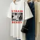 雅麗安娜 短袖上衣 T恤 上衣S-3XL韓版時尚個性純棉印花夏裝短袖T恤MB090-96596.