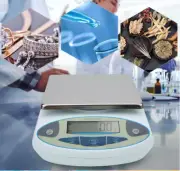 Electronic Scales Balance 5kg x 0.01g Weighing Counting 5000g Weigh Accurate