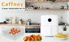 Air Fryer Racks Three Layer Stackable Dehydrator Racks Stainless Steel chVfa