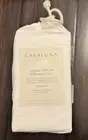 CasaLuna by Target WHITE Supima Cotton Percale Set Two Standard Pillowcases NEW
