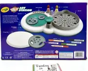 Crayola Spin And Spiral Art Station 6+ Yrs Base Unit Paper Discs Markers Ink NEW