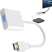 Computer Cable Adapters,Converter VGA to DisplayPort Adapter Stable Connection - Multipurpose VGA to DisplayPort Adapter, Non-Bidirectional Monitor Adapter for Laptops, Notebooks
