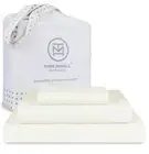 Luxury 800 Thread Count Twin 100% Cotton Sheets - Ivory Sateen Weave Bed-Shee...