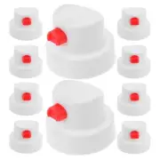 10 Pcs Spray Paint Art Tips Aerosol Can Nozzle Cap Precision High-flow Nozzles