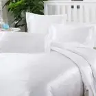 Mulberry Silk-Like 4pcs Bedding Set Deep Pockets Pillow Cases & Sheet Set, Queen
