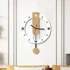 Wall Clock Silent Gifts Acrylic Ornament for Living Room Kid’S Room Office
