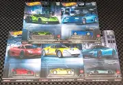 Hotwheels Premium Exotic Envy 1-5 Set Lamborghini Essenza,Bugatti EB110