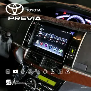 M1A TOYOTA Previa 9吋媒體導航安卓機 Play商店 APP下載 八核心 WIFI KD-A93