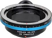 Vizelex ND Throttle Lens Mount Adapter from Fotodiox Pro - Hasselblad V-Mount Lens to Nikon F-Mount (FX, DX) Mount Cameras (Such as D7100, D800, D3) - with Built-in Variable ND Filter (ND2-ND1000)