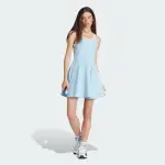 【ADIDAS 愛迪達】洋裝 女款 運動洋裝 背心洋裝 三葉草 TANK DRESS 亞規 藍 IT9873