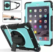 iPad 9.7 Case for Kids | iPad Air 2 Case with Screen Protector Pencil Holder