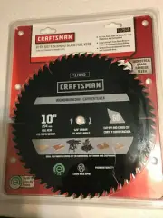 Craftsman 917545 10"- 60T Finishing Carbide Saw Blade Full Kerf 5/8 Arbor