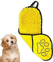 Dog Bath Towel, Soft Absorbent Dog Towel, Puppy Washing Pet Robes Quick Drying Cloth for Cleaning Glass Window Doors Washing Cars