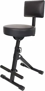 Guitar Chair Drum Chair PU Leather with Backrest Guitar Seat Guitar Stool for Electronic Piano Pipa Guitarist Guitar Keyboard