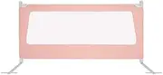 Foldable Bed Rails, Vertical Lift Bed Fence Height Adjustable - Pink 47inch / 59inch / 70inch / 78inch Bedrail (Color : Pink, Size : 1.2m)