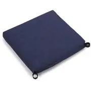 20-inch by 19-inch Spun Polyester Chair Cushion Azul