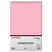 Pink Pastel Color Cardstock - 67lb Vellum Bristol - 11 x 17 - 100 Sheets