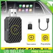 Wired to Wireless 2-in-1 CarPlay Adapter /Android Auto Adapter Plug& Play Dongle