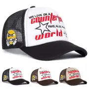 Embroidered Pentagram Baseball Cap Adjustable Sun Hat For Outdoor Wear