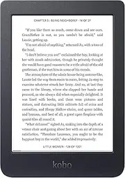 Kobo Nia | eReader | 6 inch Glare Free Touchscreen | Adjustable Brightness | Thin & Light | eBooks | WiFi | 8GB of Storage | Carta E Ink Technology | Black