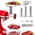 Stainless Steel Food Grinder Attachment for KitchenAid Mixers, Dishwasher Saf...