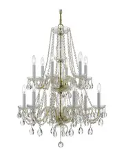 Crystorama 12-Light Traditional Crystal Chandelier NoSize NoColor