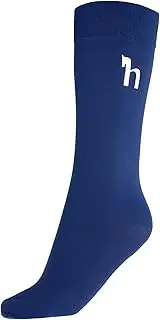 [HORZE] Kids' Lightweight Equestrian Horse Riding Knee Socks with Horse Emblem - Princess Blue - K 11.5-5