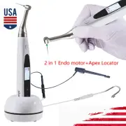 2 In1 Cordless Dental Endo Motor Reciprocating with Built in Apex Locator 360°