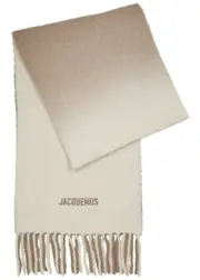 Jacquemus L'écharpe Moisson Alpaca-blend Scarf - Beige ONE SIZE