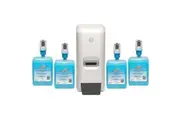 Northfork Liquid Soap Dispenser & 4x 1L Hand-wash Cartridges Pack Kit