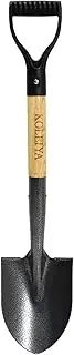 KOLEIYA Small Short Handle Shovel - 28 Inches Overall Length - Kids Metal Sand Shovel for Digging and Gardening - Metal + Wooden