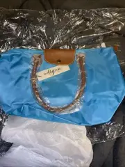 Alyssa Plastic/canvas Tote Bag New With Tags