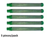 GREEN 30 MESH AIRLESS SPRAY GUN FILTER 5 PK INTERCHANGEABLE 0089323 581-059