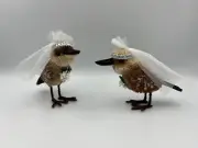 Mrs & Mrs Gay Wedding Kookaburra Same Sex Marriage Brides Cake Topper Ornaments