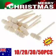 1~50X Mini Wooden Hammer Kids Toys Crab Lobster Wood Mallet Set Home Hammer Tool