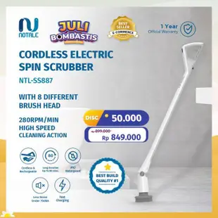 最新 Notale Spin Scrubber Coess 電動馬桶刷 Wc 清潔刷限量版