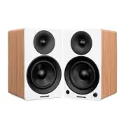 Fluance Powered 5'' Stereo Bookshelf Speakers for Turntable, TV PC & Bluetooth 5