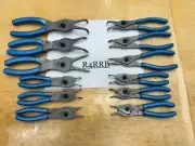 Snap-on Tools USA NEW RARE PEARL BLUE 12PC MASTER Snap Ring Plier Set SRPCR112PB