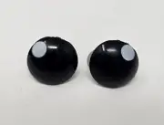 8 pair VTG Zims Black 20mm Kawaii Anime Plastic Safety Eyes for Craft Doll Toy