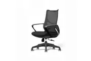 MIUZ COSMO Ergonomic Office Chair With Headrest Adjustable Computer Chair Breathable Mesh Grey Black