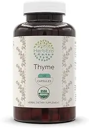 Thyme 120 Capsules, 800 mg, Thyme (Thymus Vulgaris) Dried Leaf (120 Capsules)