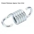 2Pcs 7mm Heavy Duty Hammock Spring Hooks Extension Spring For Swing Chair BD