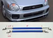 Blue 4" Adjustable Rod Support for Land Rover MINI Bumper Lip Diffuser Spoiler (for: Land Rover)