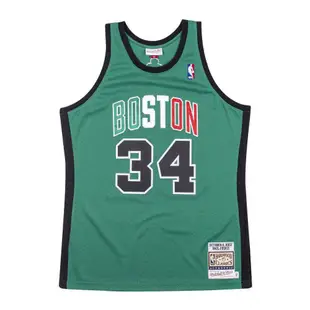 【Mitchell & Ness】 AU球員版復古球衣 塞爾提克 歐洲巡迴賽 07-08 #34 Paul Pierce