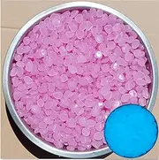 0.39 inch Small Luminous Stone, 500 Pieces Oval-Shaped Pebble,Can be Used as Part of Safety Signage to Enhance Visibility at Night or in Low Light environments.(Purple)